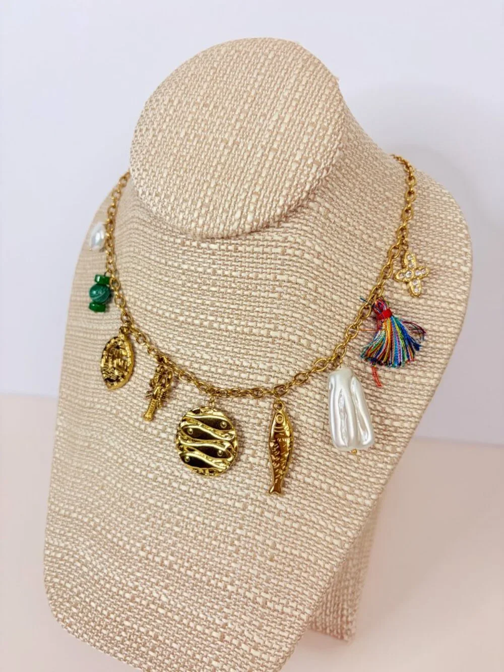Capri Charm Necklace | Stainless Steel | Beach Necklace